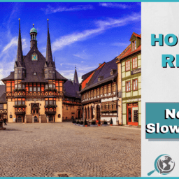 An Honest Review of News in Slow German With Image of German City