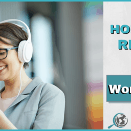 An Honest Review of Word Dive With Image of Woman Using Phone With Headphones