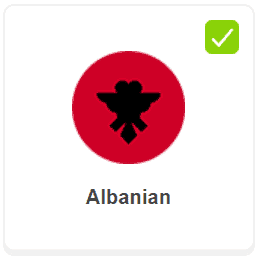 Albanian Language Icon