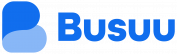Text reads, "Busuu" 